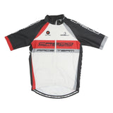 PACTIMO Womens White Black & Red Race Team Cycling Jersey M Short Sleeve Crew