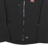 DICKIES Mens Black Softshell Zip Jacket L Polyester Workwear Comfort Durable