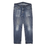 LEVI'S Mens Jeans Blue Regular Straight Denim Medium W33 L29 Classic Zip Cotton