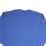 LEE Mens Blue Crew Neck 2XL Cotton Pullover Sweatshirt Casual Comfort