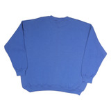 LEE Mens Blue Crew Neck 2XL Cotton Pullover Sweatshirt Casual Comfort