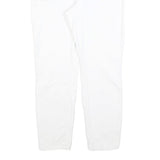 MICHAEL KORS Womens Cotton Blend White Slim Skinny Trousers W32 L28 Stylish