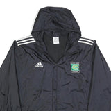 ADIDAS Mens Black Coach Zip Jacket XL Polyester Blend Plain Sportswear