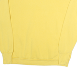DELTA Mens Yellow Indianapolis Indiana Crew Neck L Cotton Sweatshirt