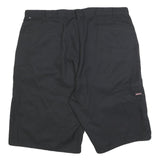 DICKIES Mens Black Casual Shorts 2XL W42 Cotton Blend Workwear