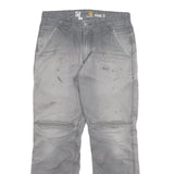 CARHARTT Mens Cotton Blend Grey Relaxed Work Trousers W30 L27 Durable Utility