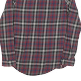 VANS Womens Grey & Red Checked Shirt L Cotton Blend Classic Long Sleeve