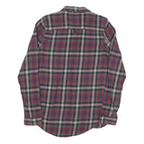 VANS Womens Grey & Red Checked Shirt L Cotton Blend Classic Long Sleeve