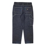 DICKIES Womens Regular Fit Blue Denim Jeans W32 L27 Workwear Utility Style