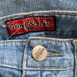 Good & Lui Cargo Jeans - 26W UK 4 Blue Cotton