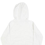 CHAMPION Womens White & Pink Logo Pullover Hoodie S Casual Sporty Sweatshirt