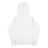 CHAMPION Womens White & Pink Logo Pullover Hoodie S Casual Sporty Sweatshirt