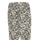 YES OR NO Womens Cotton Blend Slim Camouflage Cargo Trousers W30 L28