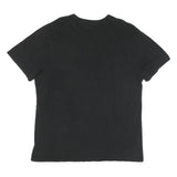 CHAMPION Mens Black Cotton Blend Graphic T-Shirt L Short Sleeve Crew Neck