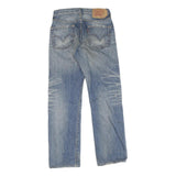 LEVI'S 501 Mens Jeans Blue Regular Straight Denim Medium W28 L27 Classic Zip
