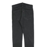 LEVI'S 512 BIG E Mens Jeans Black Slim Skinny Denim Medium W32 L32 Slim Fit