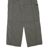 TRAILER Mens Polyester Blend Relaxed Grey Trousers W34 L32 Functional Zip