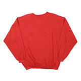 IPSO FACTO Mens Red Sweatshirt L Cotton Blend Crew Neck Casual Pullover