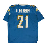 Chargers Reebok Nfl Jersey - 2XL Blue Polyester