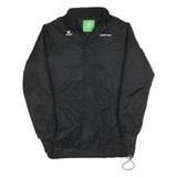 ERIMA Mens Black Sport Jacket L Polyester Blend Plain Zip Casual Lightweight