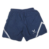 Womens Navy Blue Plain U.S. Air Force Casual Polyester Shorts M W26