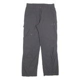 JACK WOLFSKIN Womens Polyester Blend Grey Regular Fit Straight Leg Trousers W30