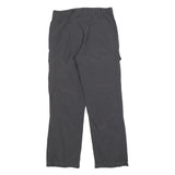 JACK WOLFSKIN Womens Polyester Blend Grey Regular Fit Straight Leg Trousers W30