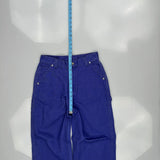 Age 16 Lee Carpenter Trousers - 28W 29L Blue Cotton