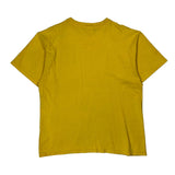 Nike T-Shirt - Medium Yellow Cotton
