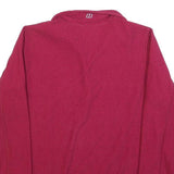 BERGHAUS Womens Pink Polyester Plain Pullover Jumper UK 14 Outdoor Fleece