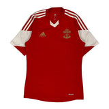 13/14 Southhampton Adidas Football Football Shirt - Small Red Polyester