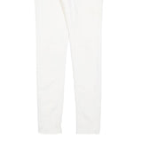 LEVI'S Womens Slim White Jeans Cotton Blend Zip W25 L29 Classic Skinny Fit