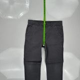 Age 16 Husky Unbranded Cargo Trousers - 32W 27L Grey Cotton