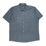 Big Ben Short Sleeve Shirt - XL Blue Cotton