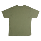 CHAMPION Mens Green Sierra College Wolverines Graphic T-Shirt 2XL Short Sleeve