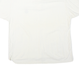 CHAPS Mens White Short Sleeve Plain M Cotton Blend Polo Shirt Classic Fit