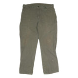 DICKIES Mens Jeans Green Regular Straight Denim Fair W38 L31 Workwear Utility
