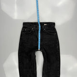 Made In USA Levis 505 Jeans - 28W 34L Black Cotton