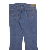 LEVI'S 515 Womens Jeans Blue Regular Straight Denim Medium W34 L30 Classic Fit