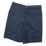 DICKIES Mens Shorts Navy Blue Workwear Relaxed 2XL W36 Cotton Blend