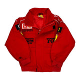 Kids Ferrari Graphic Bomber Jacket - Small Red Polyester