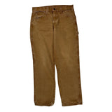 Dickies Carpenter Pants - 31W 31L Brown Cotton
