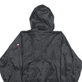 MCKINLEY Mens Black Nylon Outdoor Jacket S Zip Hooded Lightweight