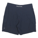 NAUTICA Mens Shorts Navy Casual L W36 Drawstring Lightweight Polyester