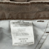 Wrangler Carpenter Trousers - 32W 30L Brown Cotton