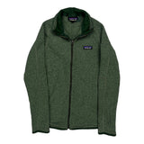 Patagonia Fleece Jacket - Small Green Polyester