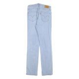 LEVI'S Big E Womens Slim Blue Denim Light W28 L30 Slim Fit Zip Jeans