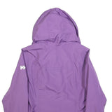 HELLY HANSEN Womens Purple Jacket XS Polyester Blend Outdoor Zip Hooded Plain