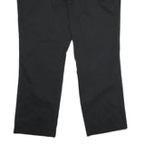 DICKIES Womens Black Relaxed Straight Leg Cotton Blend Trousers W44 L31 Workwear