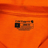 Dc Structures Carhartt T-Shirt - Large Orange Cotton